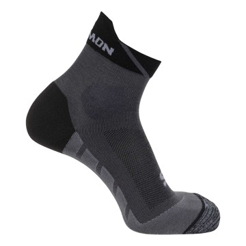 Meias Salomon SPEEDCROSS ANKLE BLACK/Magnet/Quarry