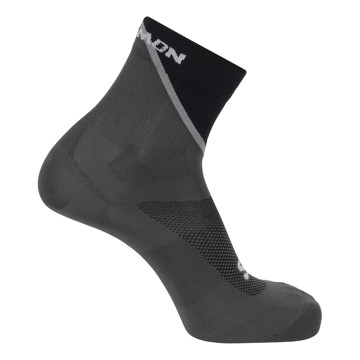 Meias Salomon PULSE ANKLE BLACK/Monument/Magnet