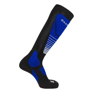 Sukat SALOMON SOCKS S/PRO BLACK/Dazzling Blue/WHITE