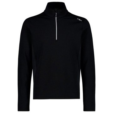 Polaire Cmp Sweat Nero-Bianco