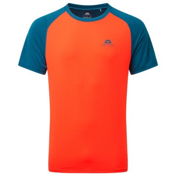 T-shirt Mountain equipment MENS CREW Cardinal Orange/Majolica