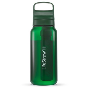 Gertuvė LIFESTRAW 2.0 WATER FILTER BOTTLE 1L GREEN