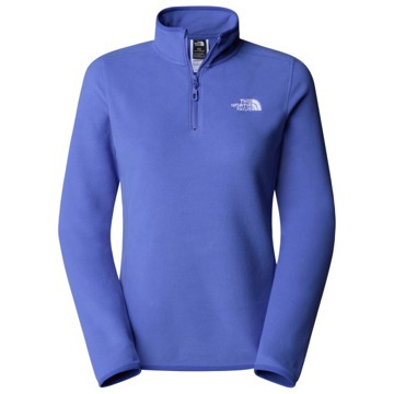 Flisinis megztinis The North Face 100 GLACIER 1/4 ZIP Indigo Plum