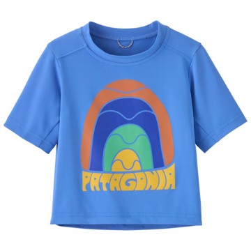 Marškinėliai Patagonia BABY CAP SW T-SHIRT Rainbow Wave: Abunda