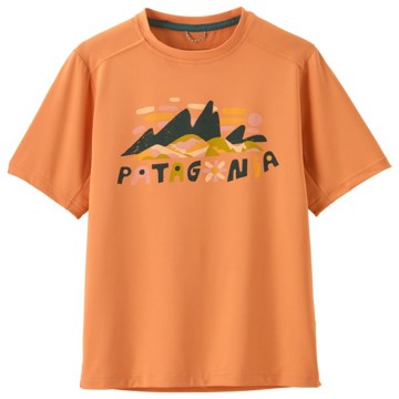 T-shirt Patagonia K'S CAP SW Fitz Roy Superbloom