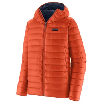 Jakke Patagonia DOWN SWEATER HOODY Pollinator Orange
