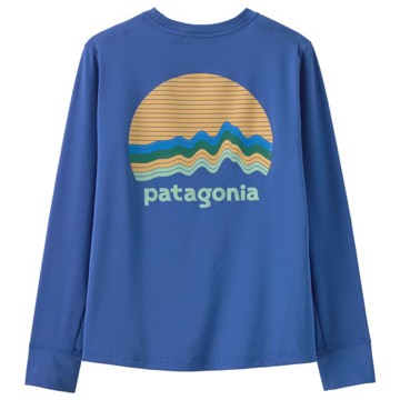 T-shirt Patagonia K'S LS CAP SW T-SHIRT Ridge Rise