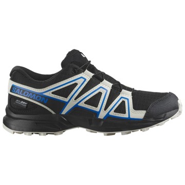 Vaelluskengät Salomon SPEEDCROSS WP J Black/Vanila/Frnc