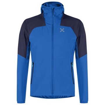 Striukė MONTURA RISE HOODED JACKET B.Blue/Graphite Blue
