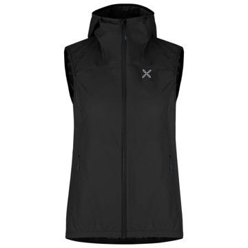 Vesta MONTURA RISE HOODED VEST WOMAN Black