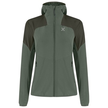 Jas MONTURA RISE HOODED JACKET WOMAN Verde Salvia