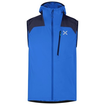 Chaleco MONTURA RISE HOODED VEST B.Blue/Graphite Blue