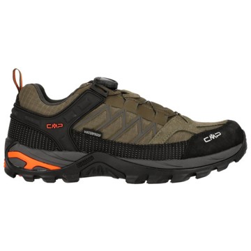 Cipők CMP RIGEL LOW FITGO TREK WP OLIVE-FLAME
