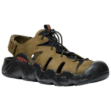 Sandále KEEN HYPERPORT FISHE Dark Olive-Blac