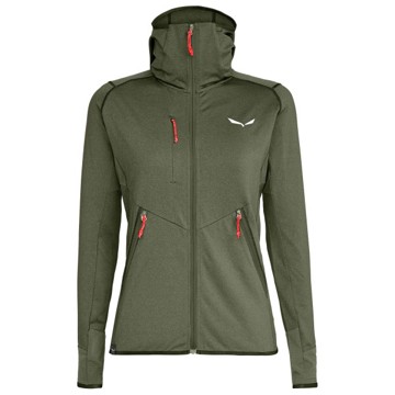 Giacca Salewa AGNER HYBRID PL/DST FZ HDY Dark Olive