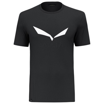 Salewa T-shirt SOLIDLOGO DRY M T-SHIRT Black Out