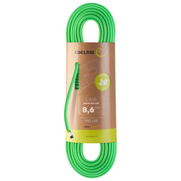 Kötél Edelrid ECO DRY 8,6mmx70m Neon Green