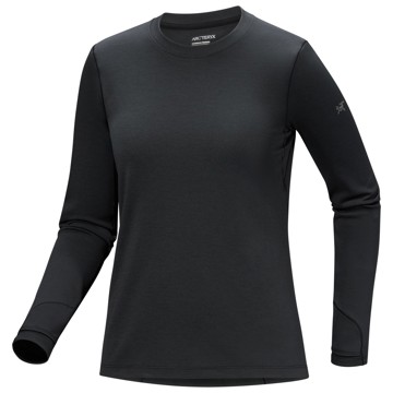 T-Shirt Arc'teryx Taema Thermal Crew Ls W Black Heather