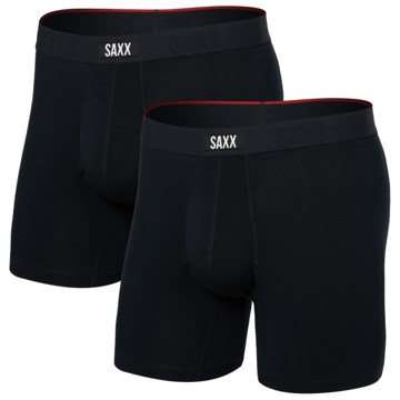 Boxer SAXX VIBE XTRA BOXER BRIEF FLY 2PK Black