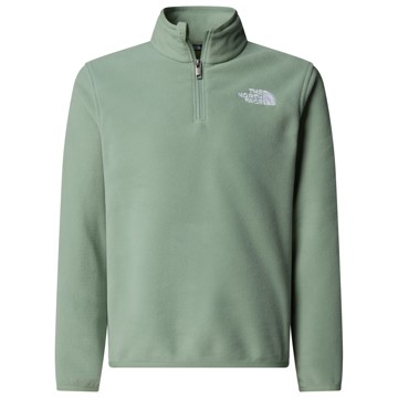 Pile The North Face Teen Glacier 1/4 Zip Slate Moss
