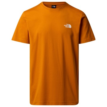 Majica S Kratkimi Rokavi The North Face Ss Simple Dome Tee Agate Orange