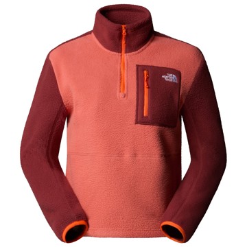 Flisinis Megztinis The North Face W Yumiori 1/4 Zip Mars Dust/Sumac/Solar