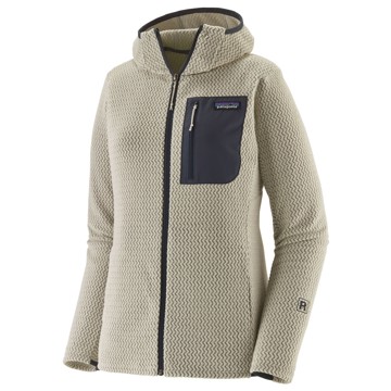 Bunda Patagonia R1 Air Full-Zip Hoody Wool White