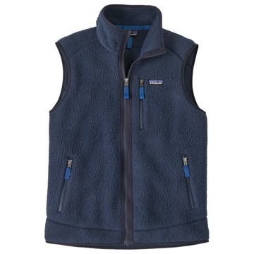Vesta Patagonia MS RETRO PILE VEST New Navy W/Sunken Blu