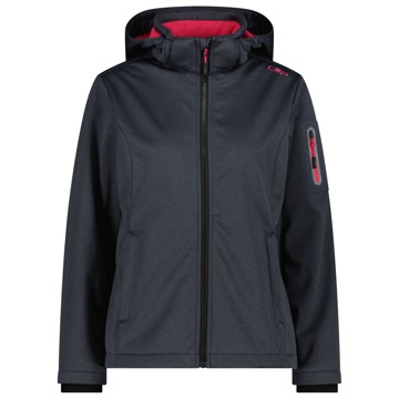 Jakna CMP WOMAN ZIP HOOD Titanio Me