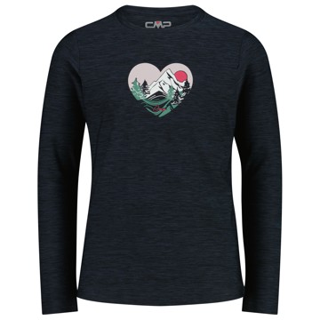 Majica S Kratkimi Rokavi Cmp Kid G Nero Mel