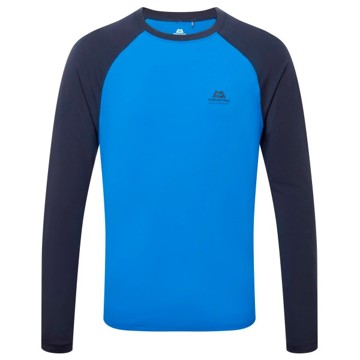 T-paita Mountain equipment REDLINE LS MEN'S TEE Atlantic/Cosmos