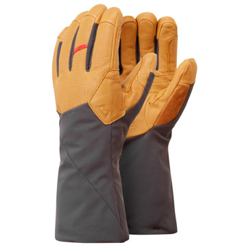 Handschuh Mountain equipment HYPER COULOIR GAUNTLET Obsidian/Tan