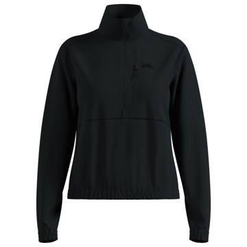 ODLO T-shirt MID LAYER 1/2 ZIP CLASSIC Black