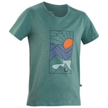 T-shirt Edelrid HIGHBALL T-SHIRT V Mineral Blue