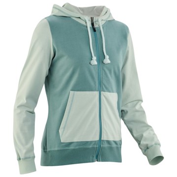 Mikina Edelrid BEGE ZIP HOODY Mineral Blue