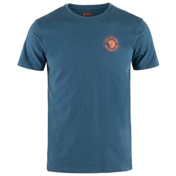 Marškinėliai FJÄLLRÄVEN 1960 LOGO T-SHIRT M Indigo Blue