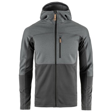 Kabát FJÄLLRÄVEN TRAIL FLEECE M Iron Grey-Grey