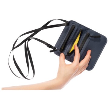 Tasche COCOON SECRET NECK WALLET Navy/Yellow
