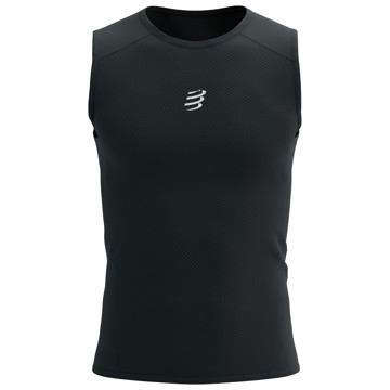 T-shirt COMPRESSPORT TRAIL RACING TANK M Black