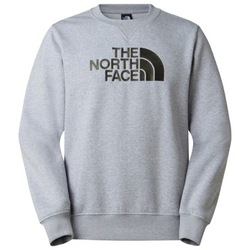 Megztinis The North Face M Drew Peak Regular Crew Tnflghtgryhtr/N
