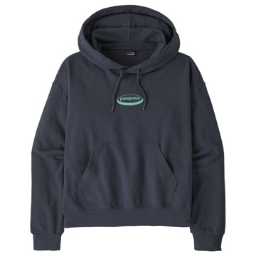 Felpa Patagonia Ws '95 Oval Logo Daily Hoody Smolder Blu