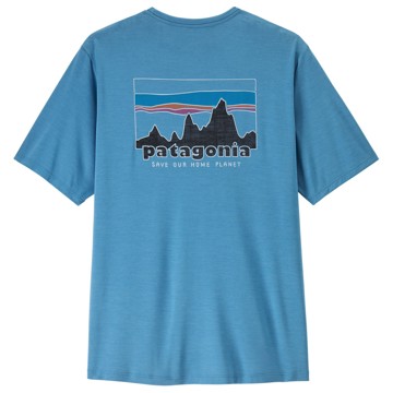Camiseta Patagonia Ms Cap Cool Daily T-'73 Skyline Shore Bl