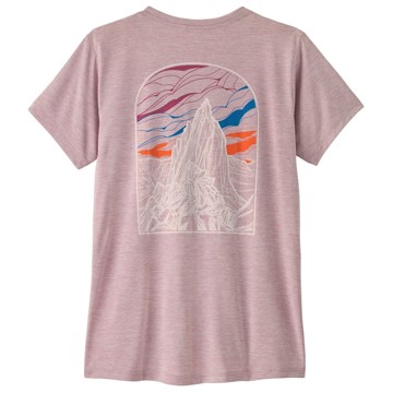Majica S Kratkimi Rokavi Patagonia Ws Cap Cool Daily T-Cloud Crag Quiet Vio