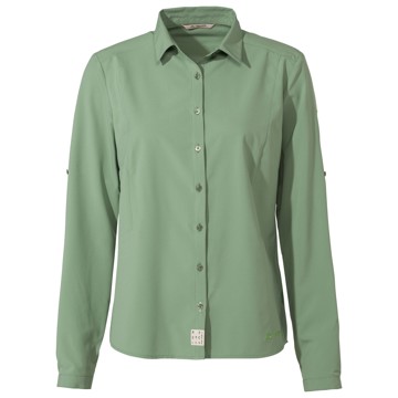 Klänning Skjorta Vaude ROSEMOOR LS SHIRT IV Willow Green