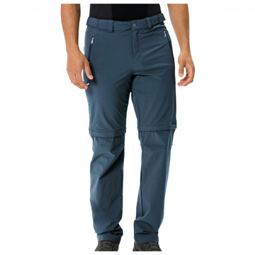 Pantalon Vaude FARLEY STRETCH T-ZIP PANTS III Dark Se