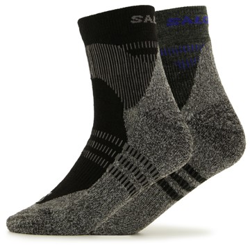 Meias Salomon ULTRA ACCESS QUARTER X Anthracite/BLA