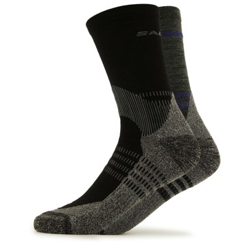 Meias Salomon ULTRA ACCESS CREW XPAC Anthracite/BLA
