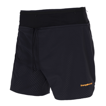  Trangoworld Pant. Corto Grotte Negro 
