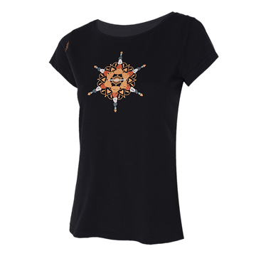  Trangoworld Camiseta Mandala Negro 