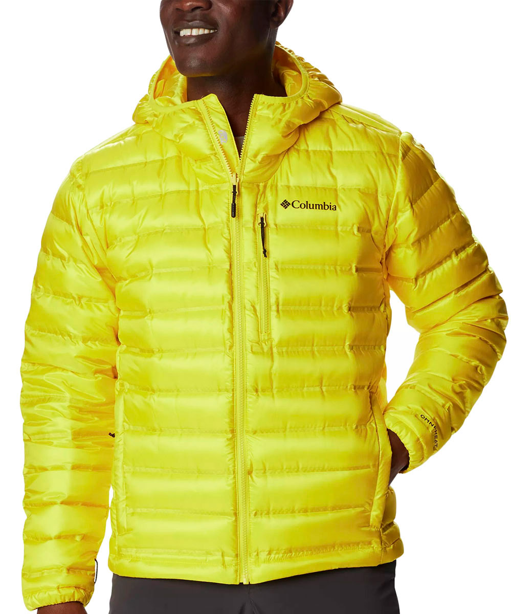 Columbia Pebble Peak Down Hooded Jacket Laser Lemo | Barrabes Columbia Pebble Peak Down Hooded Jacket Laser Lemo | Barrabes
